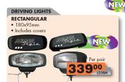Driving Lights Rectangular-180x95mm Per Pair