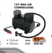 12 Mini Air Compressors-30Ltr Per Min