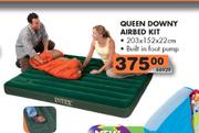 Queen Downy Airbed Kit-203X152X22cm