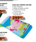 Hula Elly Kiddies Air Bed-64X152X20cm