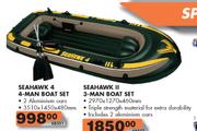 Seahawk II 3-Man Boat Set