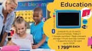 Bubblegum Junior Plus 10 Inch Educational Tablet