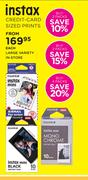 Instax Credit Card Sized Prints-Each