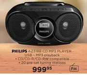 Philips AZ318B CD MP3 Player USB-MP3 Playback