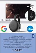 Google Home Chromecast 3RD Gen