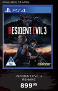 PS4 Resident Evil 3 Remake