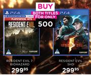 PS4 Resident Evil 7: Biohazard + PS4 Resident Evil 5HD-Both For
