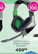 Gioteck HCX1 Wired Stereo Headset