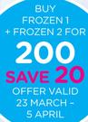 Disney Frozen 1 + Disney Frozen 2 DVD