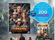 Jumanji: The Next Level + Jumanji Welcome To The Jungle DVD