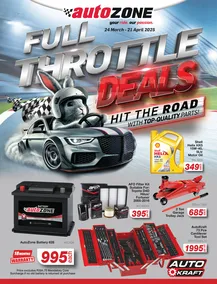 Autozone : Full Throttle Deals (24 March - 21 April 2025)