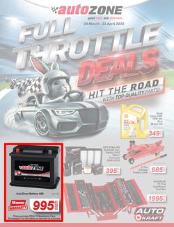 Autozone : Full Throttle Deals (24 March - 21 April 2025), page 1