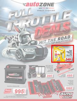 Autozone : Full Throttle Deals (24 March - 21 April 2025), page 1