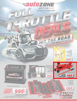Autozone : Full Throttle Deals (24 March - 21 April 2025), page 1