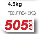 Fire Extinguisher 4.5Kg FED.FIRE4.5KG-Each