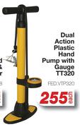 Dual Action Plastic Hand Pump With Gauge TT320 FED.VTP320-Each