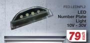 LED Number Plate Light 10V-30V FED.LEDNPL2-Each