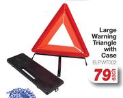 Large Warning Triangle With Case ELP.WT002-Each