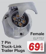 7 Pin Truck Link Trailer Plugs Female ELP.TS7-Each