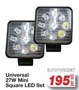Universal 27W Mini Square LED Set ELP.27WSQSET-Per Set