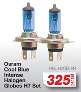 Osram Cool Blue Intense Halogen Globes H7 Set HEL.H7CBLPR-Per Set
