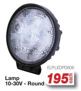 Lamp 10-30V Round ELP.LEDPD806-Each