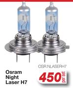 Osram Night Laser H7 OSR.NLASERH7-Per Set