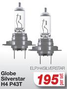Globe Silver Star H4 P43T ELP.H4SILVERSTAR-Per Set