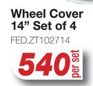 Wheel Cover 14" Set Of 4 FED.ZT102714-Per Set