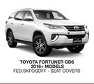Skinz Custom Fit Seat Covers For Toyota Fortuner GD6 2016+ Models FED.SKFOGDFF-Per Set