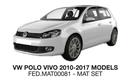 Race Rubber Mats For VW Polo Vivo 2010-2017 Models FED.MAT00081-MAT SET-Per Set