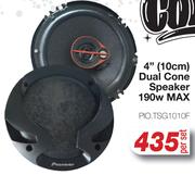Pioneer 4" (10cm) Dual Cone Speaker 190W Max PIO.TSG1010F-Per Set