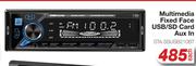 Star Sound Multimedia Fixed Face USB/SD Card Aux In STA.SSUSB210BT-Each