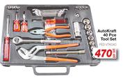AutoKraft 40 Pce Tool Set FED.VTK040-Per Set