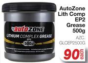 Autozone Lith Comp EP2 Grease AZC.GLCEP2500G-500g Each