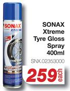 Sonax Xtreme Tyre Gloss Spray SNX.02353000-400ml Each