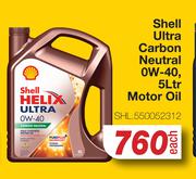 Shell Ultra Carbon Neutral 0W-40, Motor-Oil SHL.550052312-5Ltr Each