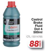 Castrol Brake Fluid Dot 4 CTL. 13014765-500ml Each