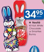 Nestle KitKat, White Chocolate Or Smarties Bunny-Each