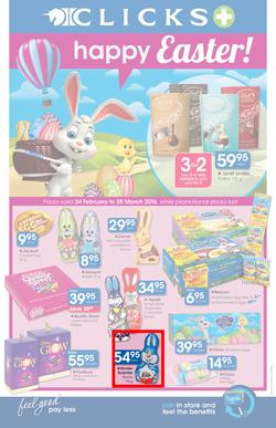 Clicks : Happy Easter (24 Feb - 28 Mar 2016), page 1