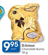 D.Licious Chocolate Bunny-30g