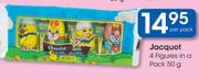 Jacquot 4 Figures In A Pack-50g Per Pack