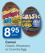 Cemoi Classic, Strawberry Or Crunchy Egg-Each