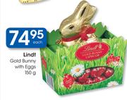 Lindt Gold Bunny With Eggs-150g