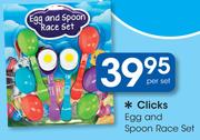 Clicks Egg And Spoon Race Set-Per Set