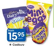Cadbury Dairy milk Oreo Egg 56g Or Mini Eggs-90g Per Pack