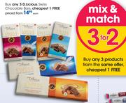 D.Licious Swiss Chocolate Bars-Each