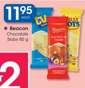 Beacon Chocolate Slabs-80g Each
