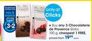 Chocolaterie De Provence Slabs-100g Each