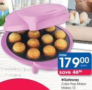 Safeway Cake Pop Maker Makes 12